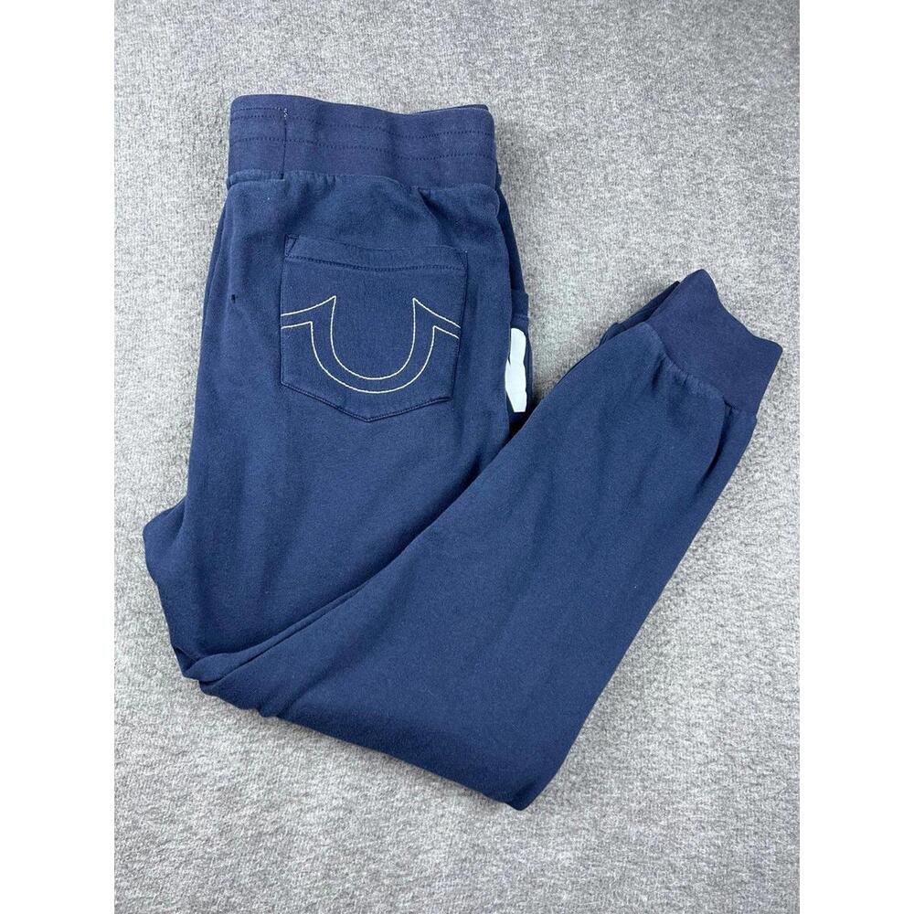 True Religion Navy Sweatpants Size Large